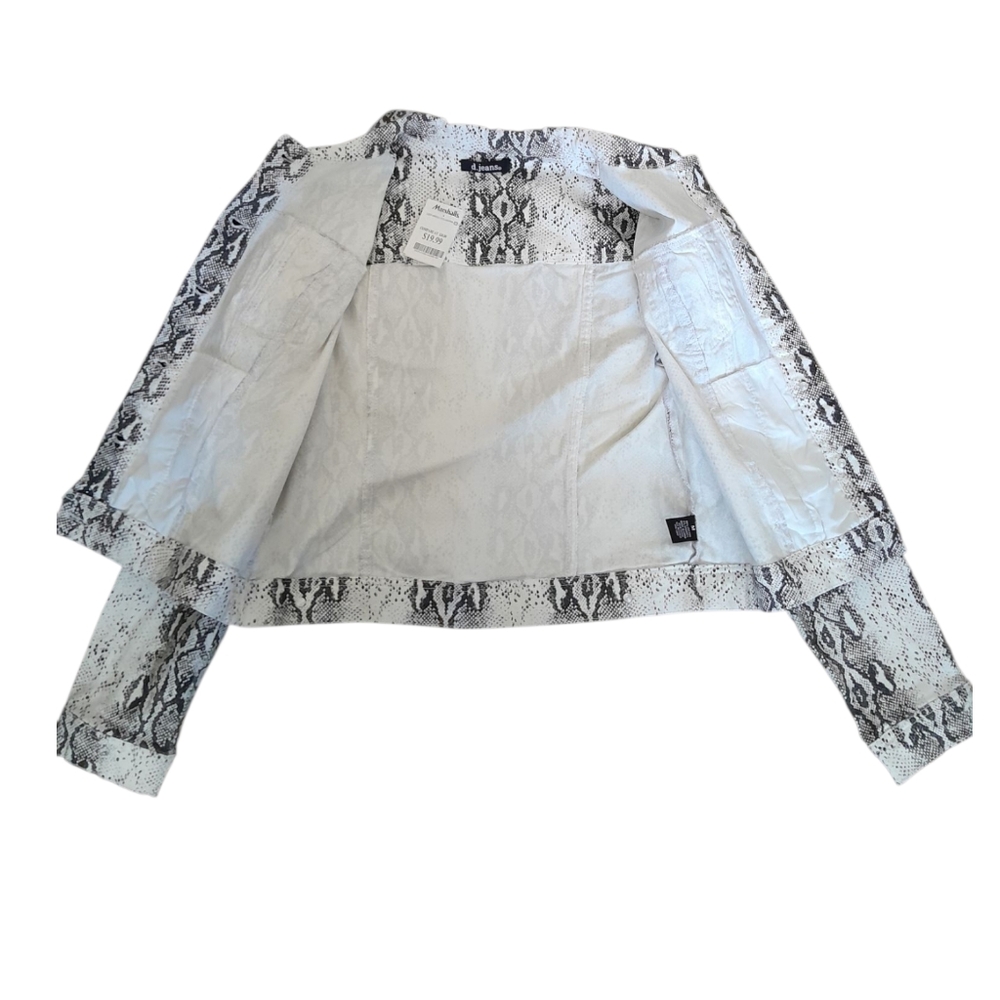 d.jeans Stylish Snake Print Jacket - Picture 2 of 7